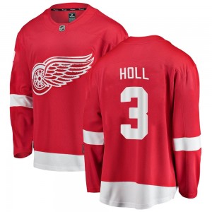 Youth Fanatics Branded Detroit Red Wings Justin Holl Red Home Jersey - Breakaway