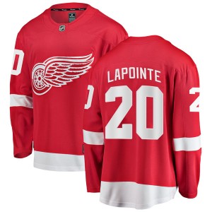 Youth Fanatics Branded Detroit Red Wings Martin Lapointe Red Home Jersey - Breakaway
