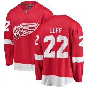 Youth Fanatics Branded Detroit Red Wings Matt Luff Red Home Jersey - Breakaway