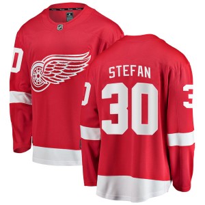 Youth Fanatics Branded Detroit Red Wings Greg Stefan Red Home Jersey - Breakaway