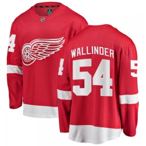 Youth Fanatics Branded Detroit Red Wings William Wallinder Red Home Jersey - Breakaway