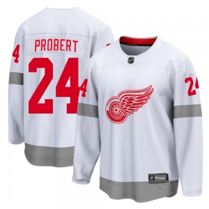 Men's Fanatics Branded Detroit Red Wings Bob Probert White 2020/21 Special Edition Jersey - Breakaway